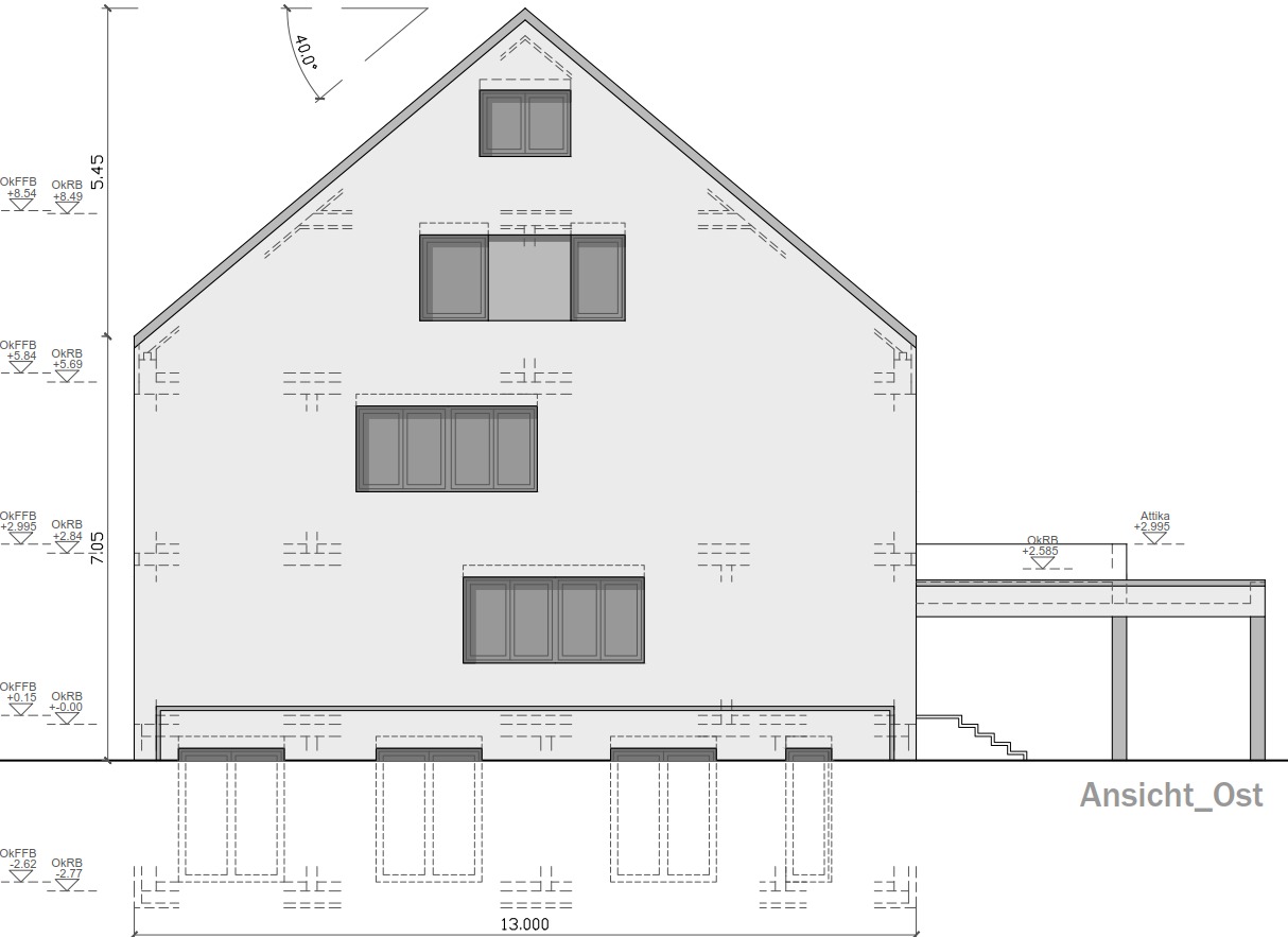 Neubau eines Mehrfamilienhauses - Mörlenbach